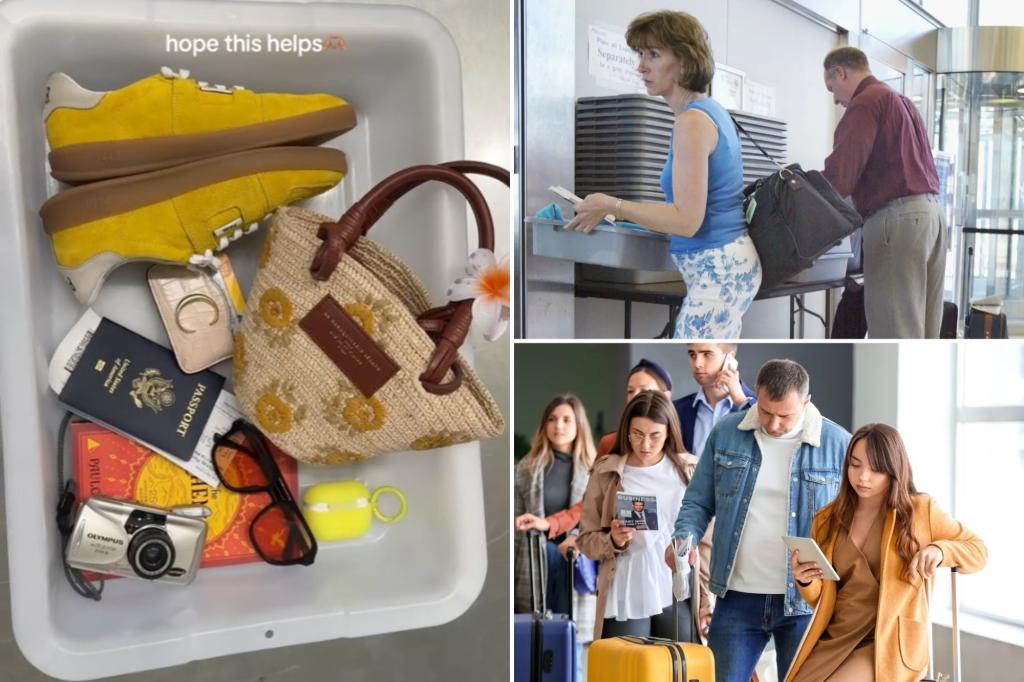 Influencers are pushing the 'airport tray aesthetic' - and travelers are furious: 'I'd be so mad if I was stuck behind you'